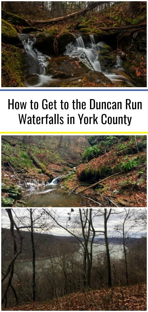 How to Get to the Duncan Run Waterfalls in York County, Pennsylvania
