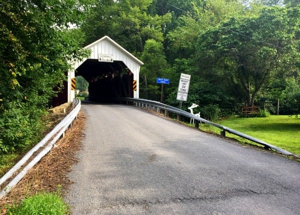 How to get to Factory Covered Bridge in Union County, Pennsylvania