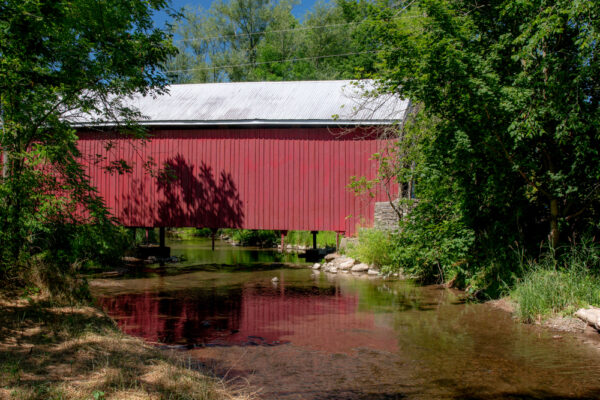 Hassenplug Covered Bridge in Union County Pennsylvania