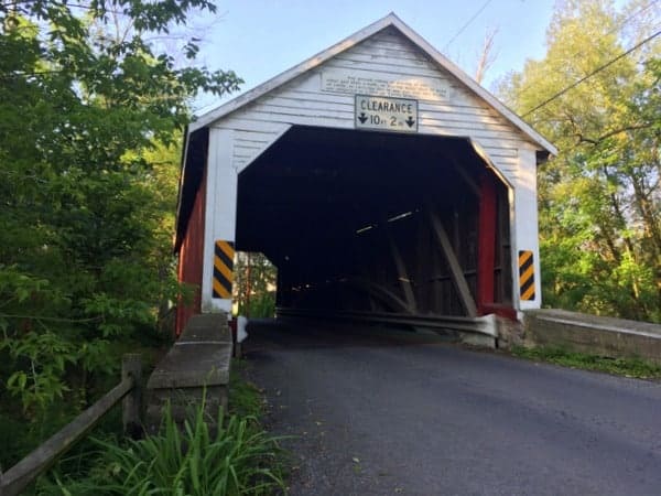 Hassenplug Covered Bridge in Mifflinburg, Pennsylvania