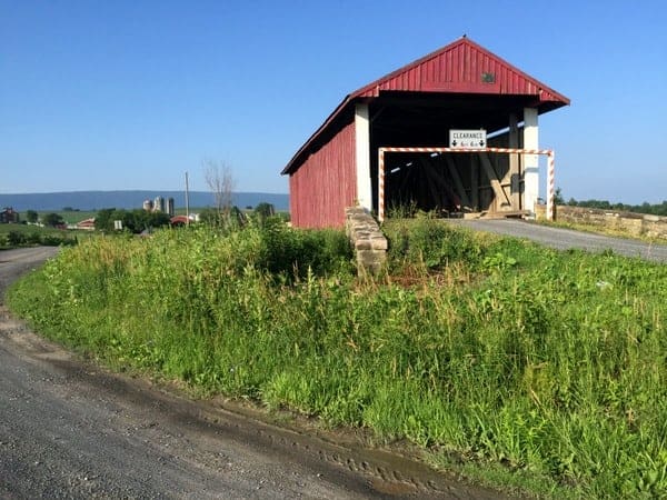 How to get to Hayes Covered Bridge in Union County, PA.