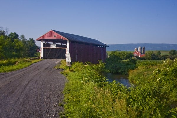 Hayes Covered Bridge in Union County, Pennsylvania