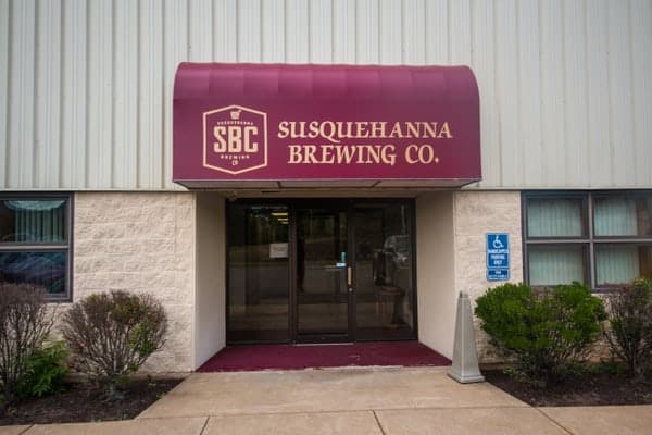 Tasting room at Susquehanna Brewing Company in Pittston, Pennsylvania