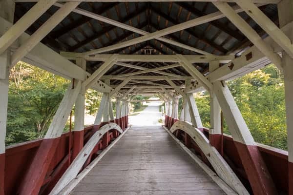 Burkholder Covered Bridge on Route 219 in Somerset County, PA