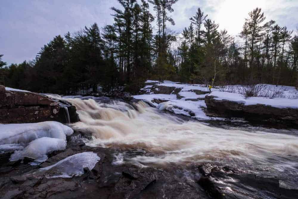 How to get to Tobyhanna Falls in the Austin T. Blakeslee Natural Area of the Poconos