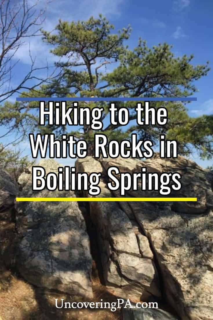 Hiking to the Beautiful White Rocks Along the Appalachian Trail in