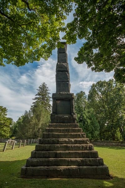 Lafayette Monument at the Battle of Brandywine.