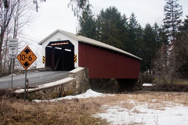 Forry's Mill Covered Bridge in Lancaster County, PA