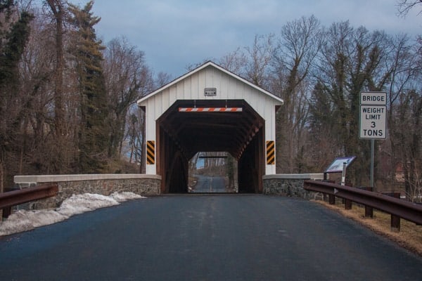 How to get to Siegrist's Mill Covered Bridge near Mount Joy, Pennsylvania