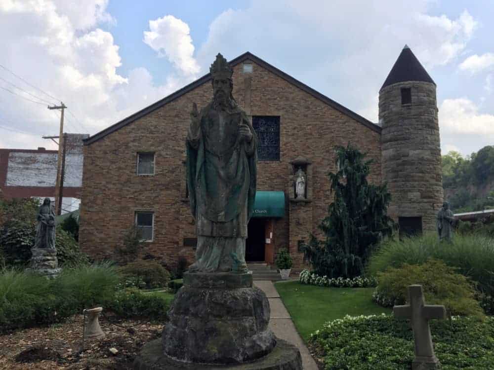 Churches to visit in Pittsburgh: Old St Patrick's Church in the Strip District