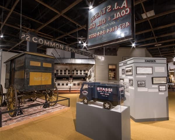 Displays at the Anthracite Heritage Museum in Scranton, PA