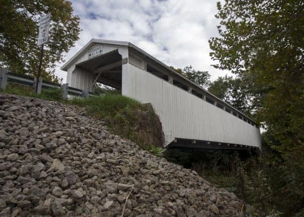 How to get to Banks Covered Bridge in Lawrence County, Pennsylvania
