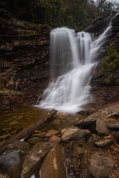 Chameleon Falls in Glen Onoko, Pennsylvania