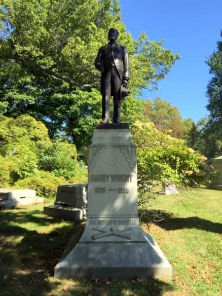 The Grave of Baseball Legend Harry Wright 