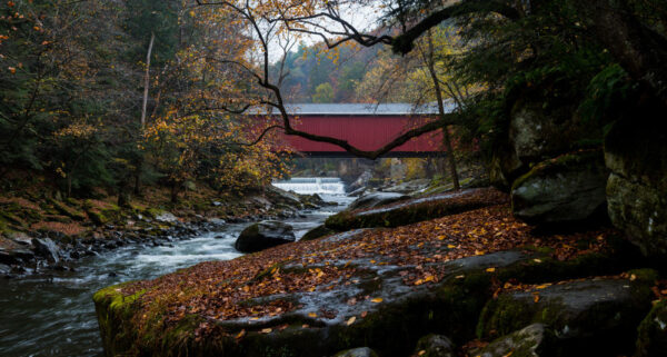 McConnells Mill Covered Bridge in Lawrence County, Pennsylvania