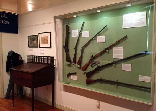 Inside the Moravian Historical Society Museum in Nazareth, Pennsylvania.