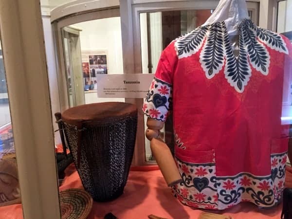 African artifacts at the Moravian Historical Society Museum in Nazareth, Pennsylvania