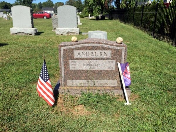 Harry Kalas grave site, In Laurel Hill Cemetery. The final …