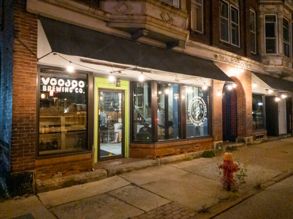 The exterior of Voodoo Brewing in Meadville PA