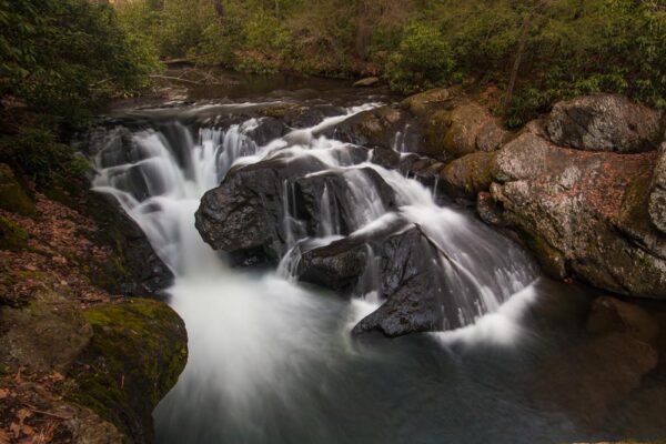 Wild Creek Falls in Beltzville State Park, Carbon County, Pennsylvania