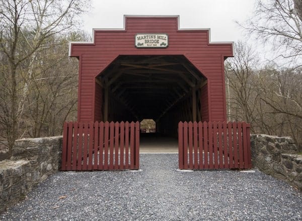 How to get to Martin's Mill Covered Bridge in Greencastle, PA