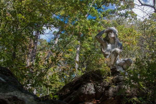 Places to visit in Wissahickon Valley Park: Tedyuscung Statue