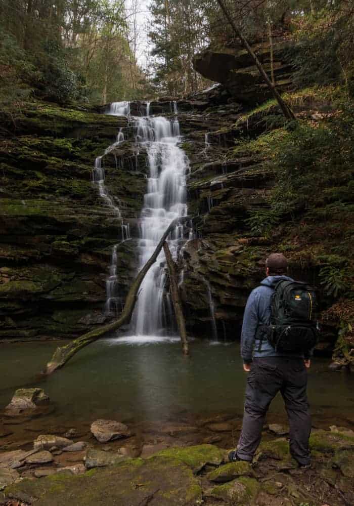 How to get to Yoder Falls near Johnstown, Pennsylvania