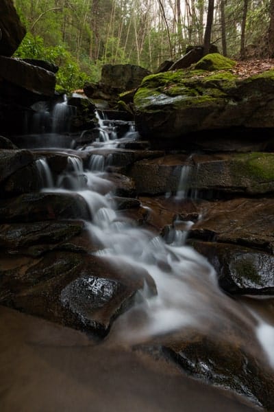 Where is Yoder Falls near Cambria County, PA?