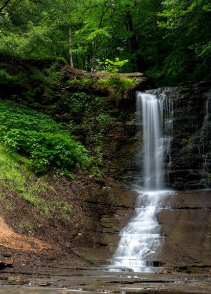 Fall Run Falls in Pittsburgh, Pennsylvania