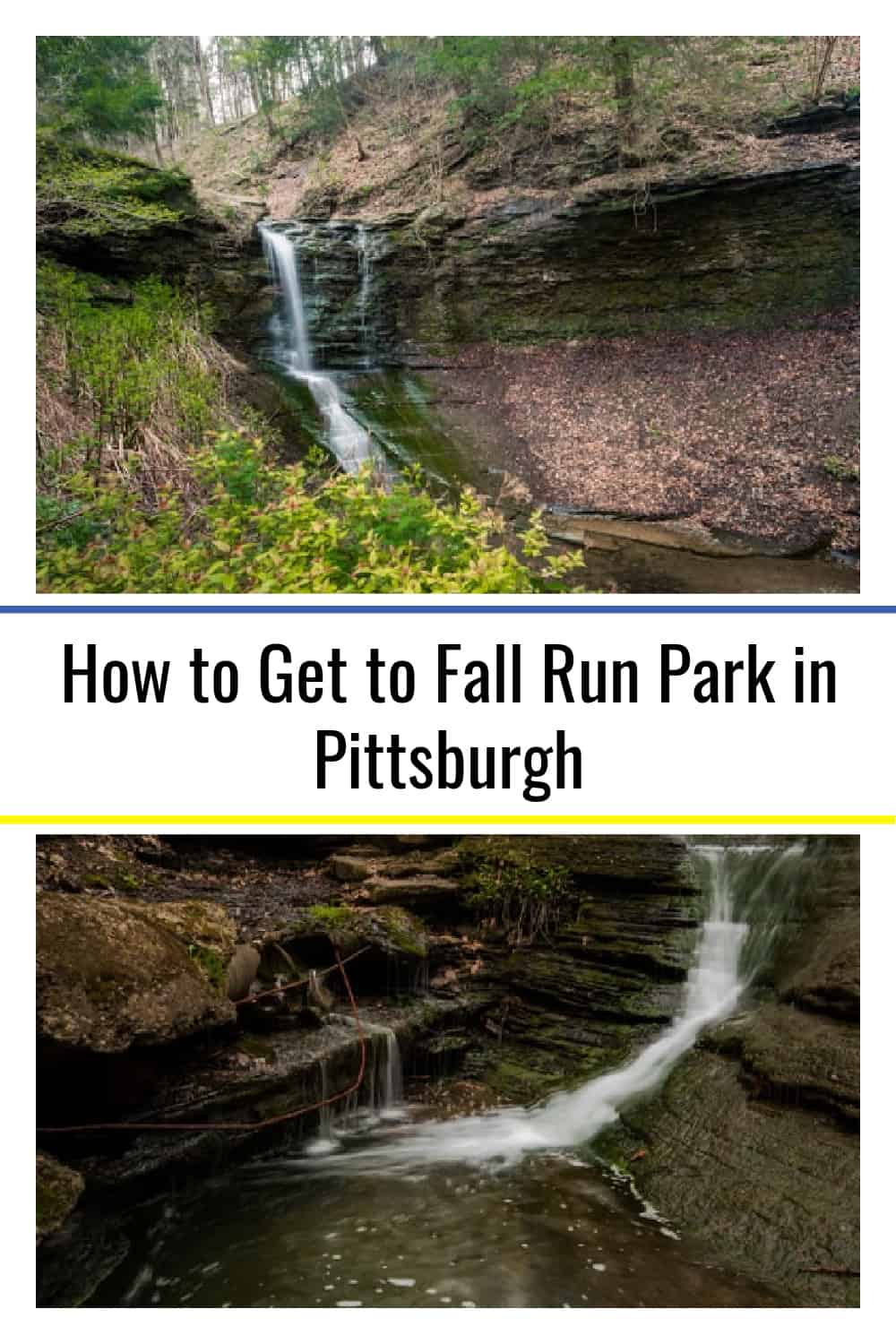 Fall Run Falls in Pittsburgh - The Closest Waterfall to the City