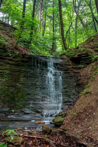 Waterfalls at Fall Run Park in Shaler, PA