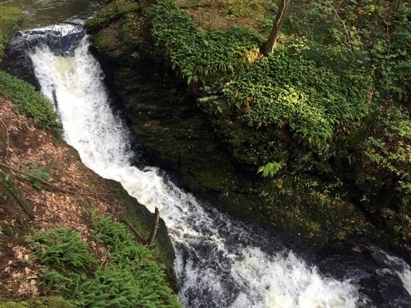 HIdden waterfalls in the Delaware Water Gap: Hornbecks Creek Waterfalls