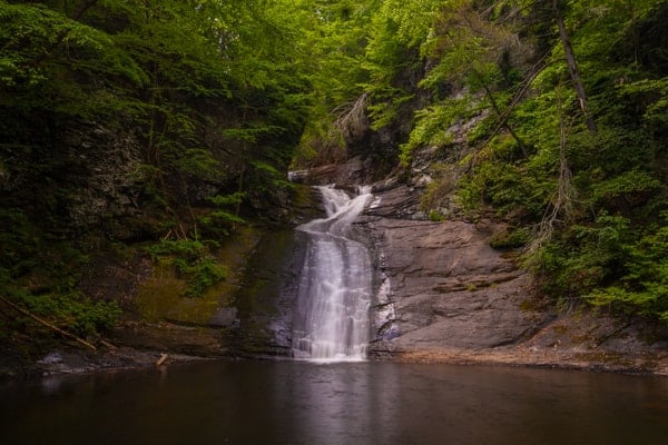How to get to Hornbecks Falls in the Delaware Water Gap of Pennsylvania