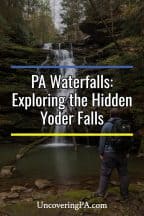 Pennsylvania Waterfalls: How to get to Yoder Falls near Johnstown
