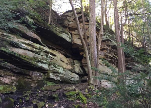 Hiking to Alpha Falls in McConnells Mill State Park in Pennsylvania