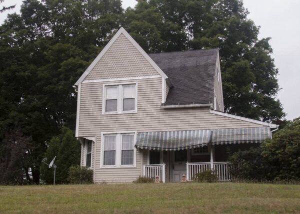 Christy Mathewson's childhood home in Factoryville, PA.