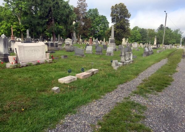 Grave of Christy Mathewson in Lewisburg, Pennsylvania