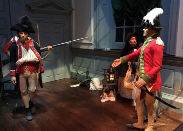 Exhibits at the Museum of the American Revolution in Philadelphia, PA