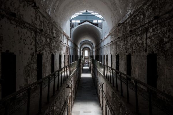 Hallway in Eastern State Penitentiary