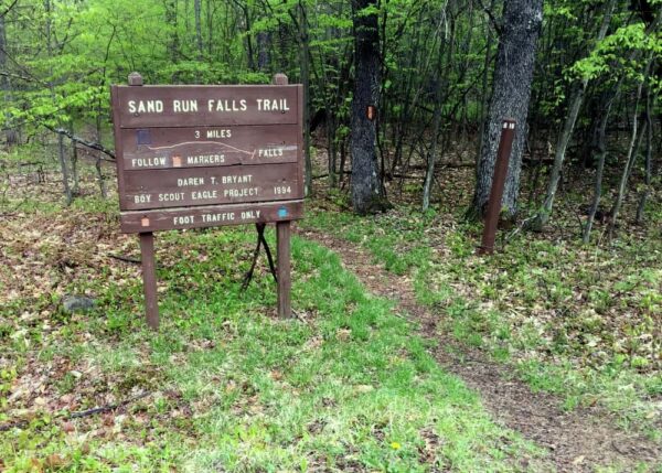 Hiking the Mid State Trail to Sand Run Falls in Tioga State Forest