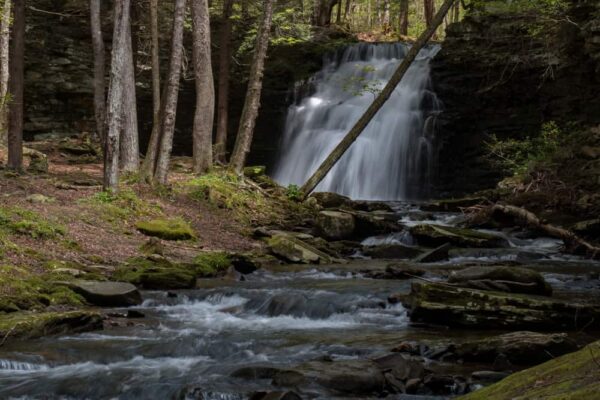 Where is Sand Run Falls in Pennsylvania?