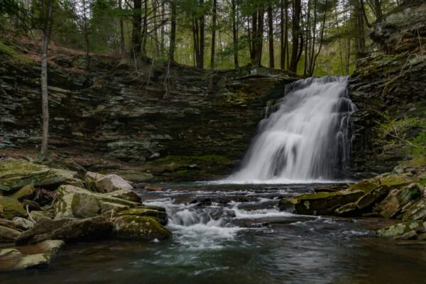 How to get to Sand Run Falls in Tioga County, PA