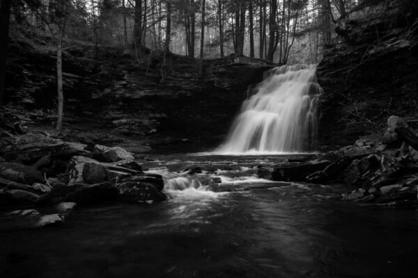 Hike to Sand Run Falls in Tioga State Forest, Tioga County, Pennsylvania