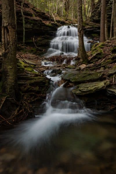 Waterfalls near Sand Run Falls in Tioga State Forest