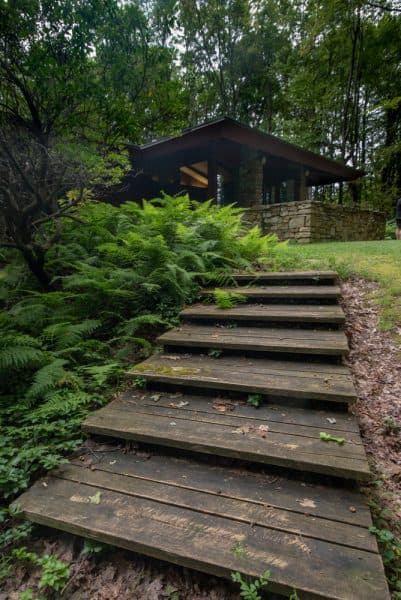 The Balter House at Polymath Park in the Laurel Highlands of Pennsylvania.