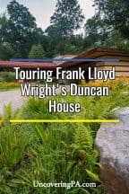 Touring Frank Lloyd Wright's Duncan House at Polymath Park in Westmoreland County, Pennsylvania