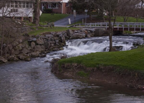 Waterfalls near Carlisle: Letort Falls in Carlisle