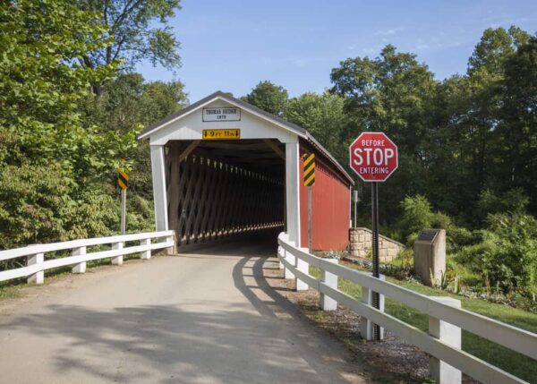 Thomas Ford Covered Bridge in Indiana County, Pennsylvania