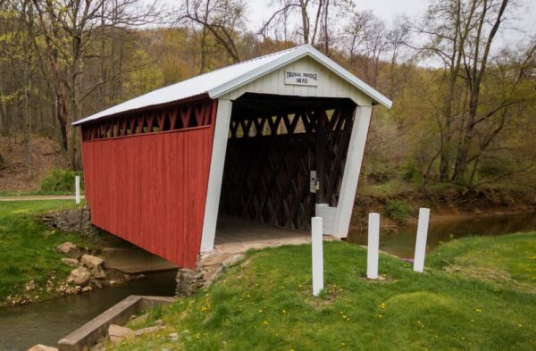 Trusal Covered Bridge in Indiana County, Pennsylvania