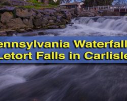 Pennsylvania Waterfalls: Letort Falls in Carlisle